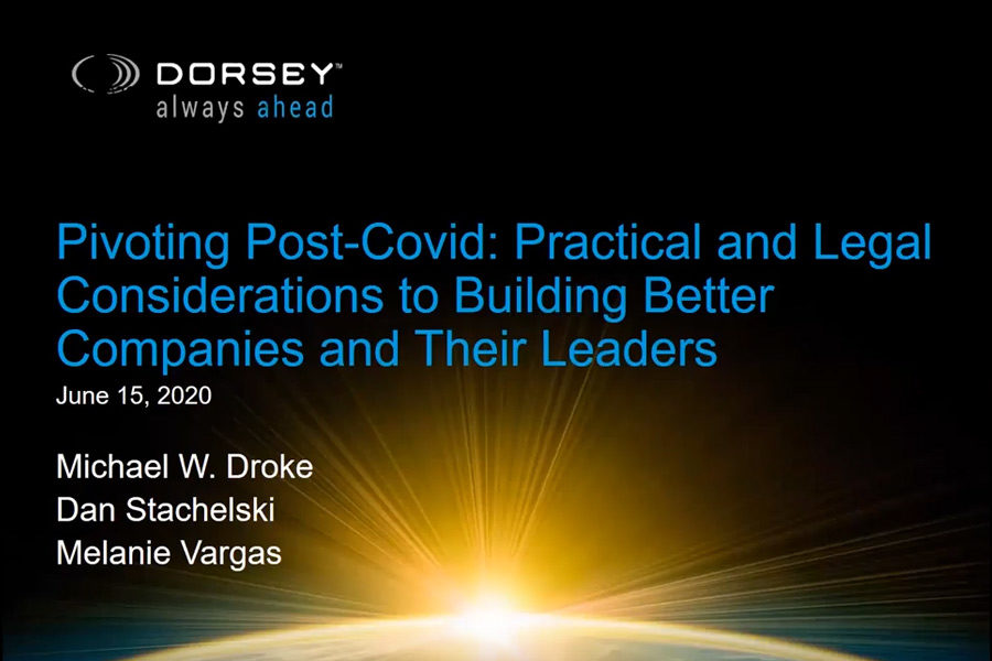 COVID-19 webinar screenshot
